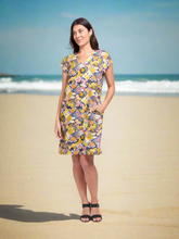 Load image into Gallery viewer, Foil Clothing 100% Linen Oasis Print Woven Dress - Boutique on the Green