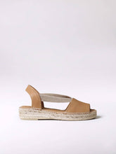 Load image into Gallery viewer, Etna Flat Leather Open Toe Espadrille - Boutique on the Green