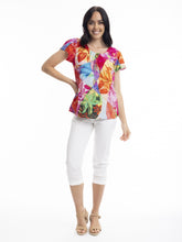 Load image into Gallery viewer, Orientique Jozani All Over Pleated Front Woven Top - Boutique on the Green