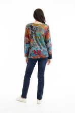 Load image into Gallery viewer, Orientique Billie Jean Patch Long Sleeve Jersey Top 62718 - Boutique on the Green