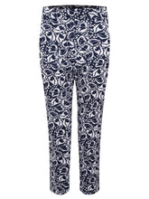 Load image into Gallery viewer, Foil Signature Fuss Free Printed Capri 7/8 Stretch Trapeze Trousers - BFF - Boutique on the Green