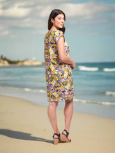 Load image into Gallery viewer, Foil Clothing 100% Linen Oasis Print Woven Dress - Boutique on the Green