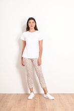 Load image into Gallery viewer, Foil Signature Fuss Free Printed Capri 7/8 Stretch Trapeze Trousers - Boutique on the Green