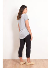 Load image into Gallery viewer, Foil Signature Fuss Free Plain Capri 7/8 Stretch Trapeze Trousers - Boutique on the Green