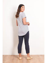 Load image into Gallery viewer, Foil Signature Fuss Free Plain Capri 7/8 Stretch Trapeze Trousers - Boutique on the Green