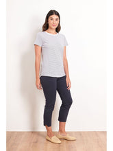 Load image into Gallery viewer, Foil Signature Fuss Free Plain Capri 7/8 Stretch Trapeze Trousers - Boutique on the Green