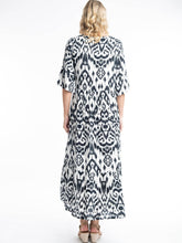 Load image into Gallery viewer, Orientique Izmir Green Printed Elbow Bell Sleeve Viscose Woven Maxi Dress - Boutique on the Green