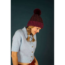 Load image into Gallery viewer, Powder Cable Kintted Freya Bobble Hat - Boutique on the Green