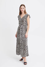 Load image into Gallery viewer, B Young Joella Printed Frill Sleeve V Neck Drawstring Waist Tiered Maxi Dress - Boutique on the Green