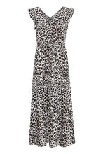 Load image into Gallery viewer, B Young Joella Printed Frill Sleeve V Neck Drawstring Waist Tiered Maxi Dress - Boutique on the Green