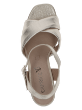 Load image into Gallery viewer, Caprice Soft Leather Cross Over Block Heeled Occasion Shoe - Boutique on the Green