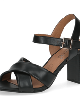 Load image into Gallery viewer, Caprice Soft Leather Cross Over Block Heeled Occasion Shoe - Boutique on the Green