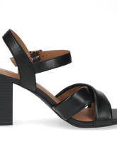 Load image into Gallery viewer, Caprice Soft Leather Cross Over Block Heeled Occasion Shoe - Boutique on the Green