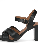 Load image into Gallery viewer, Caprice Soft Leather Cross Over Block Heeled Occasion Shoe - Boutique on the Green