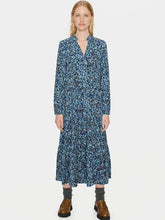 Load image into Gallery viewer, Saint Tropez EdaSZ Printed Long Sleeve Tiered Hem Woven Midi Dress - Boutique on the Green