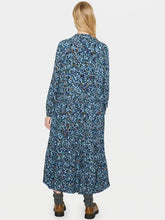 Load image into Gallery viewer, Saint Tropez EdaSZ Printed Long Sleeve Tiered Hem Woven Midi Dress - Boutique on the Green