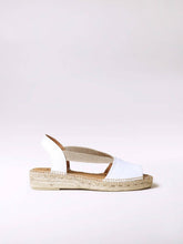 Load image into Gallery viewer, Etna Flat Leather Open Toe Espadrille - Boutique on the Green
