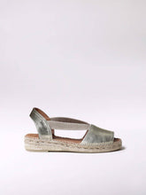Load image into Gallery viewer, Etna Flat Leather Open Toe Espadrille - Boutique on the Green