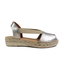 Load image into Gallery viewer, Etna Flat Leather Open Toe Espadrille - Boutique on the Green