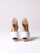 Load image into Gallery viewer, Etna Flat Leather Open Toe Espadrille - Boutique on the Green