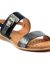 Load image into Gallery viewer, Lunar Horton Speckled Double Strap & Buckle Open Toe Sandal - Boutique on the Green