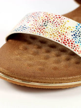 Load image into Gallery viewer, Lunar Horton Speckled Double Strap & Buckle Open Toe Sandal - Boutique on the Green