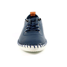 Load image into Gallery viewer, Lunar Shoes St Ives Leather Mock Lace Up Plimsol - Boutique on the Green