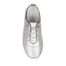 Load image into Gallery viewer, Lunar Shoes St Ives Leather Mock Lace Up Plimsol - Boutique on the Green