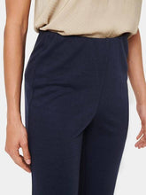 Load image into Gallery viewer, Saint Tropez KaileenSZ Navy Jersey Stretch Casual Trousers With Elastic Waist - Boutique on the Green