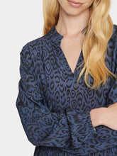 Load image into Gallery viewer, Saint Tropez EdaSZ Printed Long Sleeve Tiered Hem Woven Midi Dress - Boutique on the Green