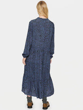 Load image into Gallery viewer, Saint Tropez EdaSZ Printed Long Sleeve Tiered Hem Woven Midi Dress - Boutique on the Green