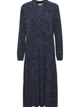 Load image into Gallery viewer, Saint Tropez EdaSZ Printed Long Sleeve Tiered Hem Woven Midi Dress - Boutique on the Green