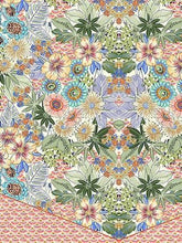 Load image into Gallery viewer, Orientique Bibury Multi Colour Tropical Print Crinkled Short Sleeve Godet Midi Dress - Boutique on the Green