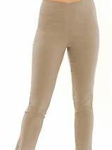 Load image into Gallery viewer, Black Pomodoro 7/8 stretch Bengaline trousers, slim fit, with a tailored design and ankle-length style.