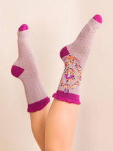 Load image into Gallery viewer, Powder A-Z Bamboo Ankle Socks - Q - Boutique on the Green