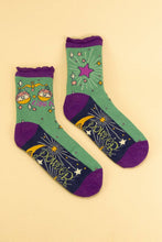 Load image into Gallery viewer, Powder Bamboo Zodiac Libra Ankle Socks - Boutique on the Green