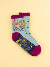 Load image into Gallery viewer, Powder Bamboo Zodiac Cancer Ankle Socks - Boutique on the Green