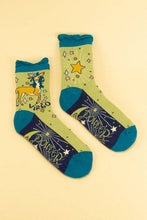 Load image into Gallery viewer, Powder Bamboo Zodiac Virgo Ankle Socks - Boutique on the Green