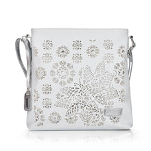 Load image into Gallery viewer, Remonte White & Silver Front Cut Out Crossbody Bag - Boutique on the Green