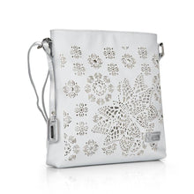 Load image into Gallery viewer, Remonte White & Silver Front Cut Out Crossbody Bag - Boutique on the Green