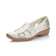 Load image into Gallery viewer, Rieker leather slip on cut out comfort shoe - Boutique on the Green