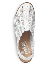 Load image into Gallery viewer, Rieker Soft Leather Interweave Slingback Closed Toe Heeled Shoe - Boutique on the Green