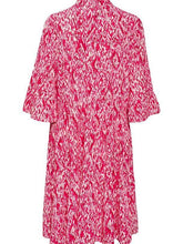 Load image into Gallery viewer, Saint Tropez Eda Elbow Fluted Sleeve Tiered Printed Dress - Boutique on the Green