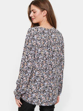Load image into Gallery viewer, Saint Tropez Eda Long Sleeve Open Collar Printed Shirt - Boutique on the Green