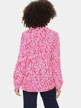 Load image into Gallery viewer, Saint Tropez Eda Long Sleeve Open Collar Printed Shirt - Boutique on the Green