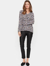 Load image into Gallery viewer, Saint Tropez Eda Long Sleeve Open Collar Printed Shirt - Boutique on the Green
