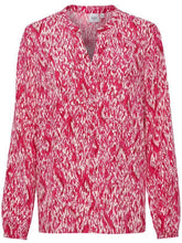 Load image into Gallery viewer, Saint Tropez Eda Long Sleeve Open Collar Printed Shirt - Boutique on the Green