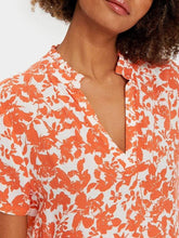 Load image into Gallery viewer, Saint Tropez Eda Tigerlily Floral Short Sleeve Tiered Printed Dress - Boutique on the Green