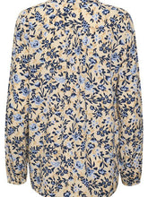 Load image into Gallery viewer, Saint Tropez Edasz Cream Backyard Floral Printed Long Sleeve Woven Shirt - Boutique on the Green