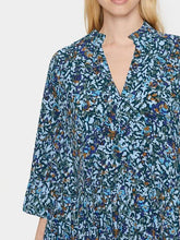 Load image into Gallery viewer, Saint Tropez EdaSZ Printed Elbow Fluted Sleeve Woven Tiered Hem Dress - Boutique on the Green
